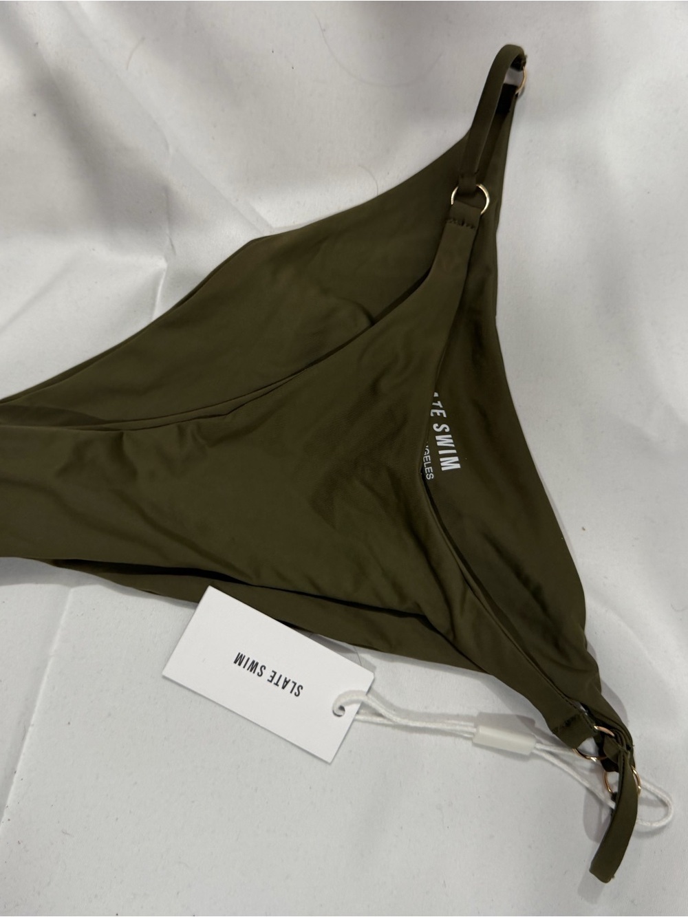 Slate Swim Olive Bikini Bottom NWT